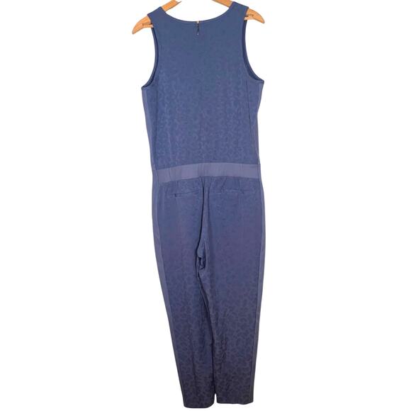 ATHLETA Brooklyn Textured Jumpsuit in Medieval Violet   Size: 10 - Picture 3 of 4